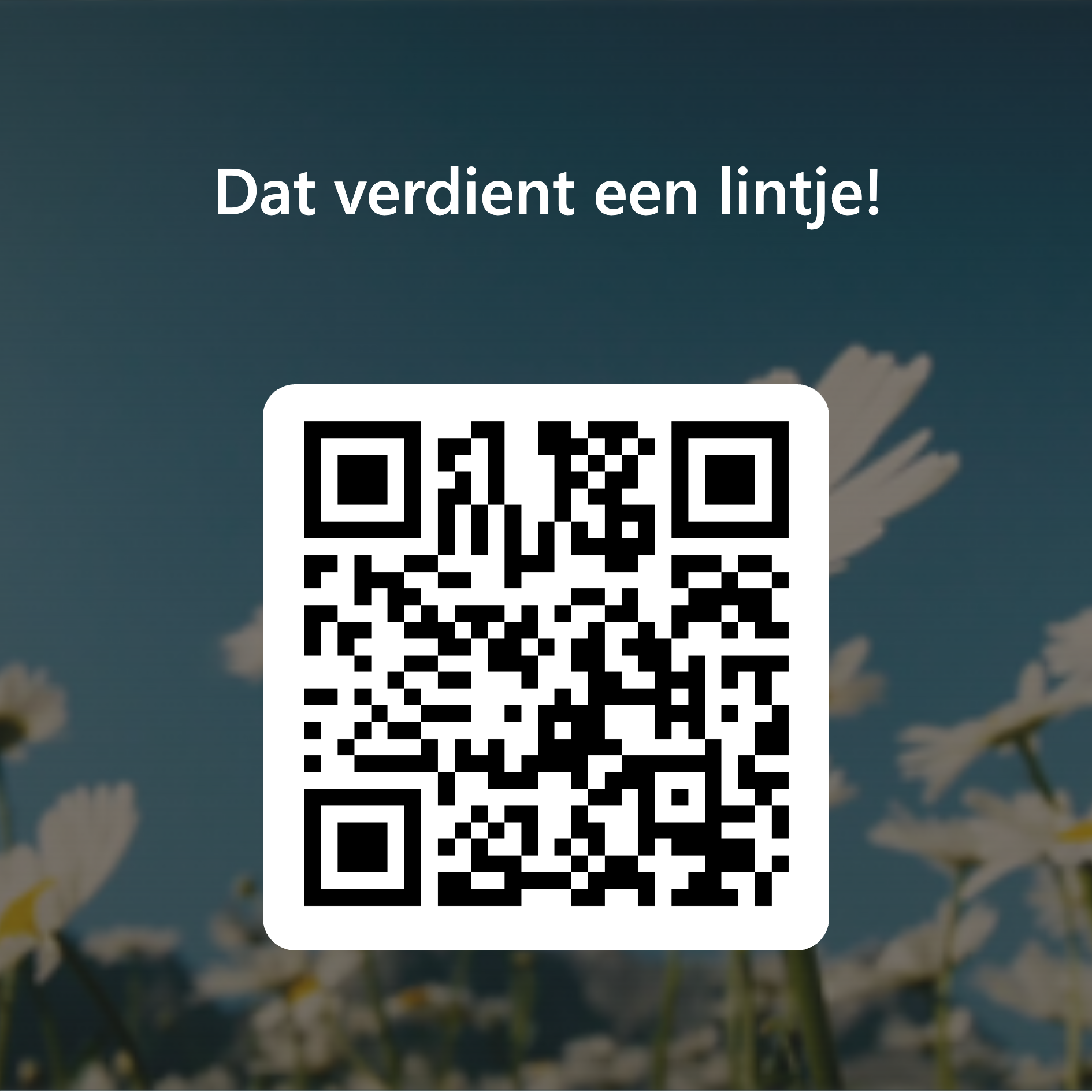 QRCode voor Dat verdient een lintje!